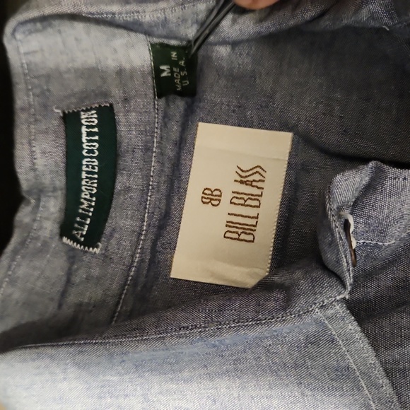 Bill Blass Vintage chambray button up. Size Men's M - Picture 2 of 7